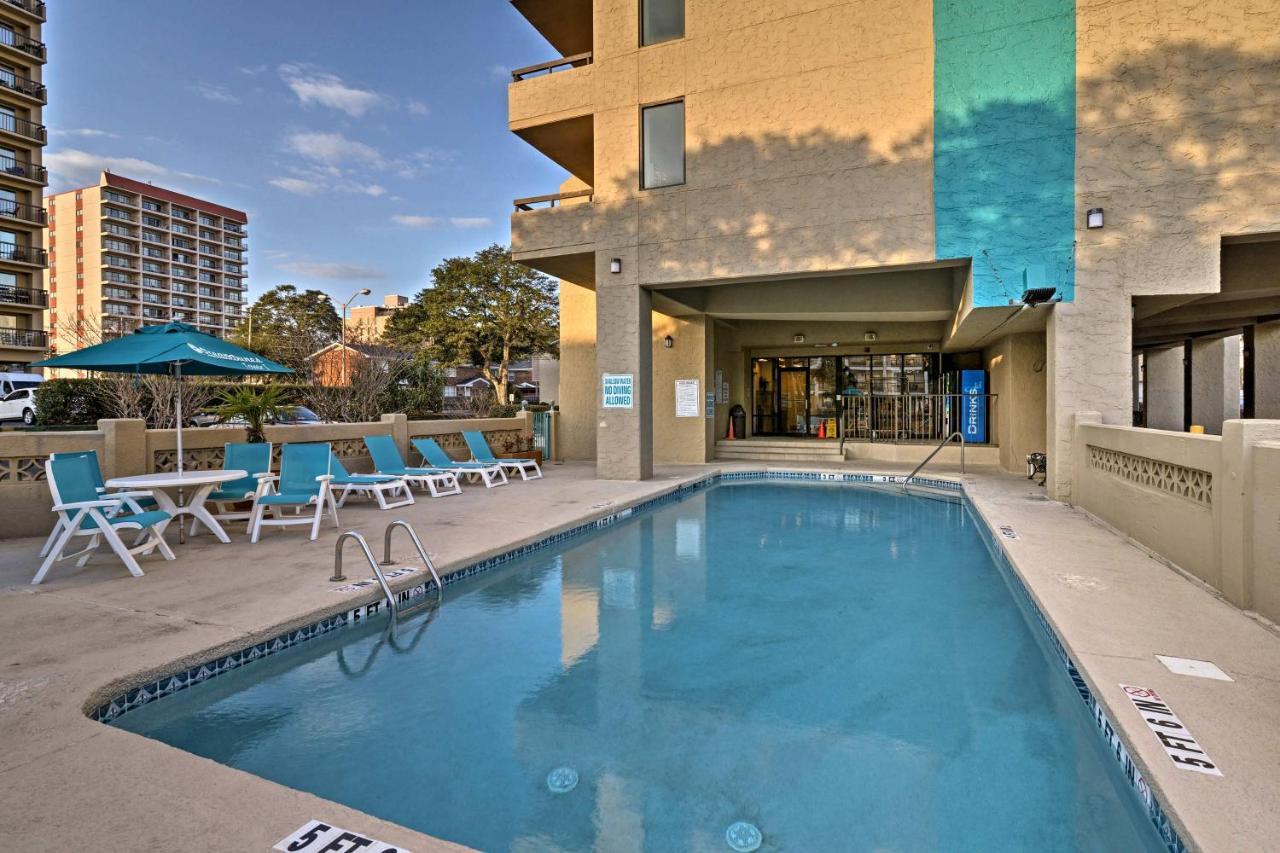Myrtle Beach Condo With Ocean Views - Walk To Beach! Exterior photo